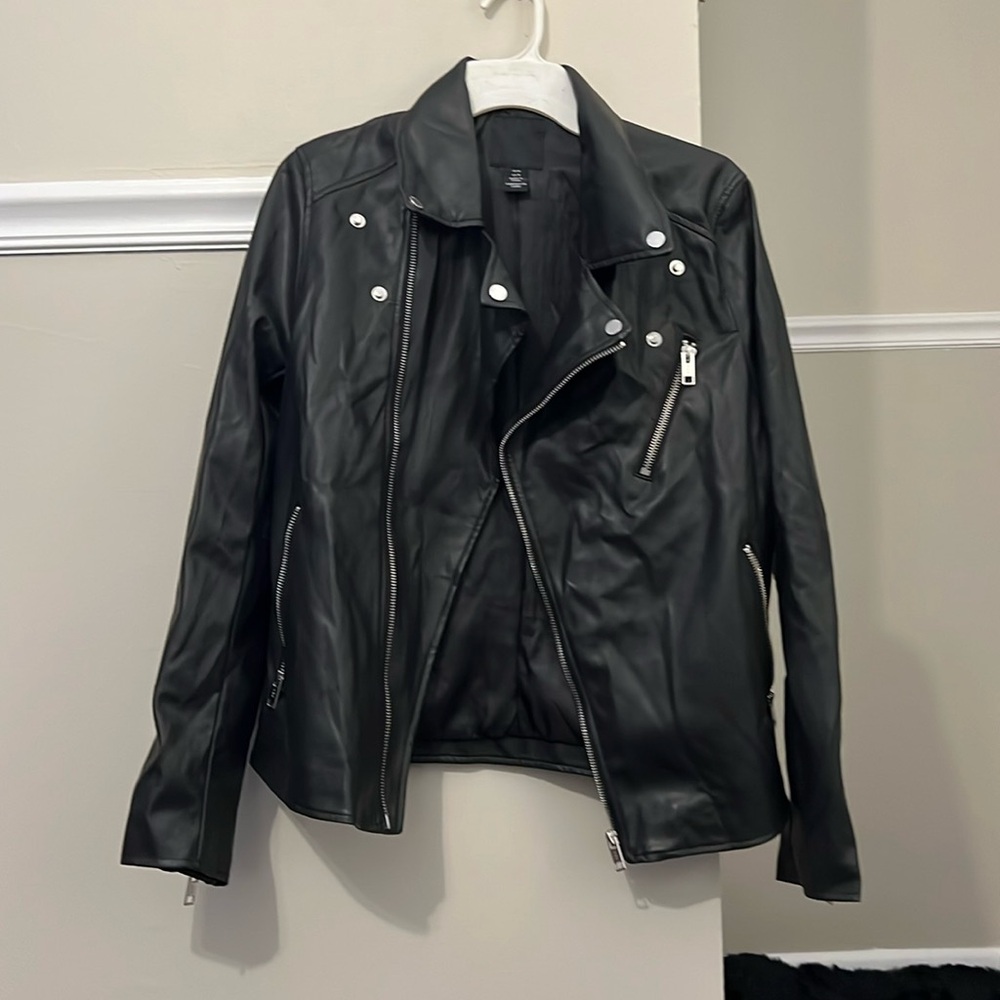 H&M faux leather jacket